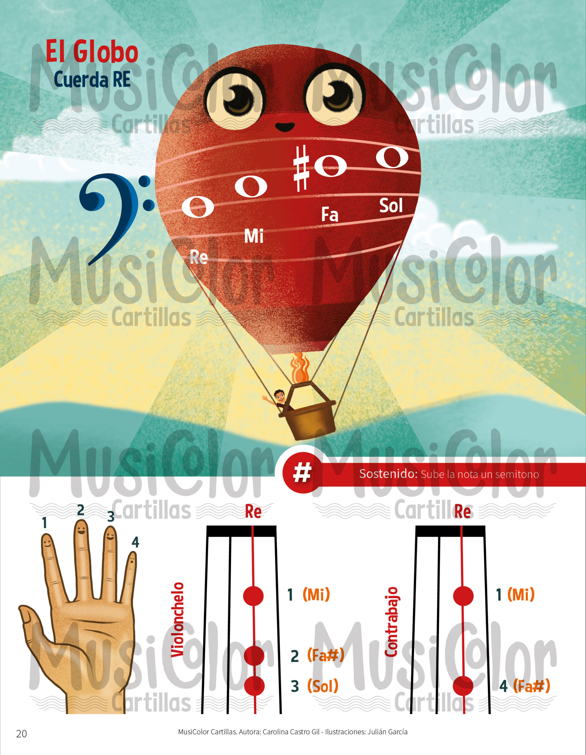 MusiColor Cartillas VIOLONCHELO Y CONTRABAJO - Imagen 3